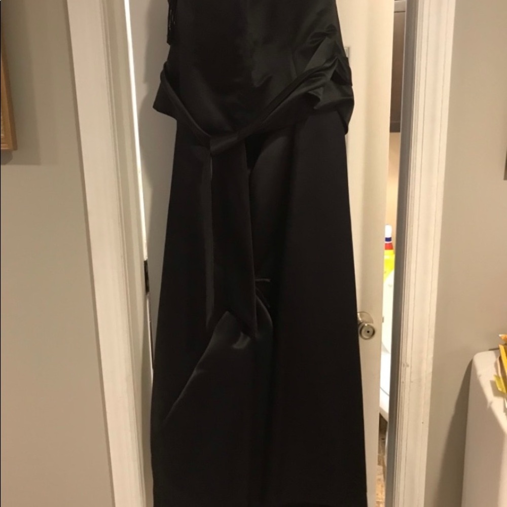 Bill Levkoff satin train even gown. Never worn